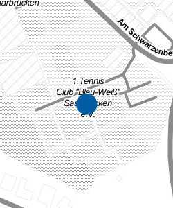 Vorschau: Karte von 1.Tennis Club "Blau-Weiß" Saarbrücken e.V.