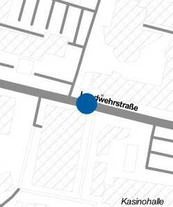 Vorschau: Karte von Landwehrstraße/Kasinostraße