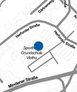 Vorschau: Karte von Grundschule Vlotho, Schulteil Vlotho