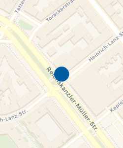 Vorschau: Karte von Europcar Autovermietung Mannheim Schwetzingerstadt