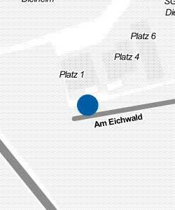 Vorschau: Karte von Parkplatz des TCL Dielheim e.V.
