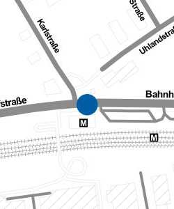Vorschau: Karte von Blaubeuren Bahnhof