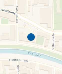 Vorschau: Karte von Bibliothek Arbeitsgericht Pforzheim