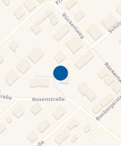 Vorschau: Karte von Kurheim der Arbeiterwohlfahrt Kurklinik im Rosenviertel d. AW