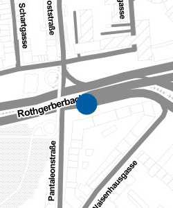 Vorschau: Karte von Köln, Rothgerberbach (Poststr.)