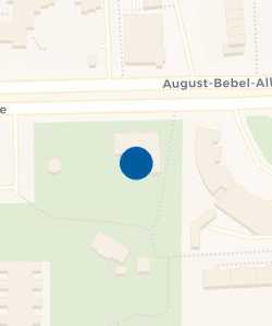 Vorschau: Karte von Kinder- und Familienzentrum August-Bebel-Allee