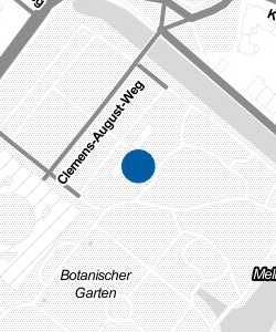 Vorschau: Karte von Botanische Gärten der Universität Bonn