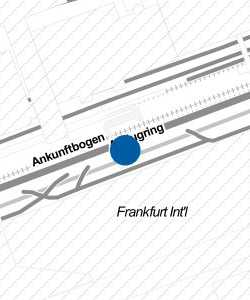Vorschau: Karte von Flughafen Terminal 1, Frankfurt a.M.