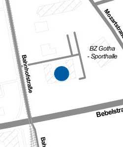 Vorschau: Karte von BZ Gotha Haus III - Bibliothek, Lehrsäle