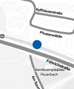 Vorschau: Karte von Feuerbach Pfostenwäldle
