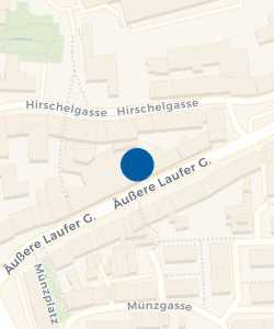 Vorschau: Karte von Stadt Nürnberg - Einwohneramt