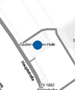 Vorschau: Karte von Tauber-Franken-Halle