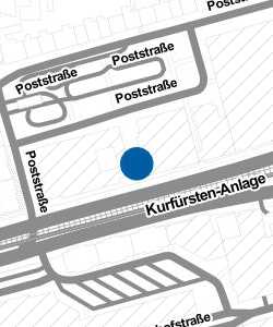 Vorschau: Karte von Heidelberg Bergheim - Kurfürstenanlage