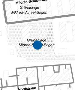Vorschau: Karte von Grünanlage Mildred-Scheel-Bogen