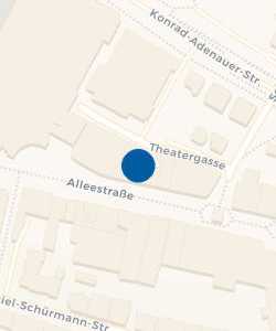 Vorschau: Karte von Volksbank im Bergischen Land, Zweigstelle RS-Alleestraße