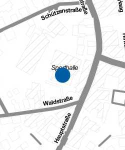Vorschau: Karte von Hallenbad Sandhausen