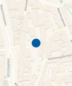 Vorschau: Karte von SWA Carsharing - Ulrichsplatz