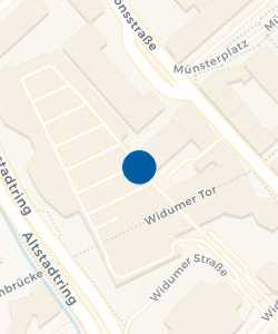 Vorschau: Karte von Einkaufszentrum Widumer Platz