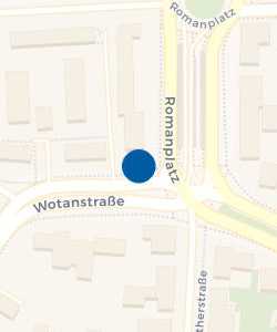Vorschau: Karte von Kiosk am Romanplatz