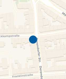Vorschau: Karte von Cash & Raus Filiale Pempelfort - Stockkampstraße 55