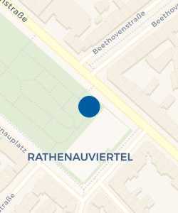Vorschau: Karte von Biergarten Rathenauplatz Veedelstreff