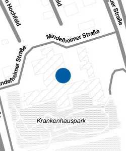 Vorschau: Karte von Kreiskrankenhaus Krumbach