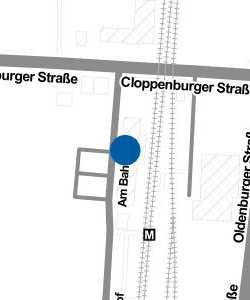 Vorschau: Karte von Bahnhof Ahlhorn