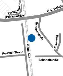 Vorschau: Karte von Haltestelle Zwingenberg