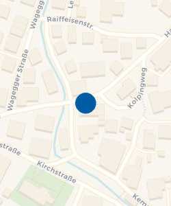 Vorschau: Karte von Raiffeisenbank Kempten-Oberallgäu eG