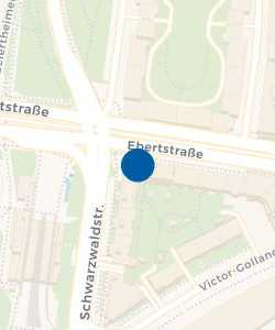 Vorschau: Karte von Hausarztzentrum am Albtalbahnhof