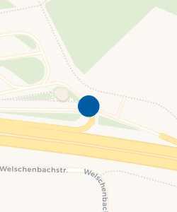 Vorschau: Karte von Parkplatz Volkersbach mit Toilette