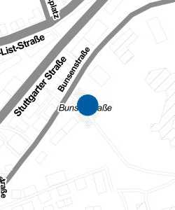 Vorschau: Karte von Bunsenstraße