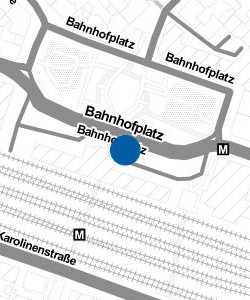 Vorschau: Karte von Fürth Hauptbahnhof