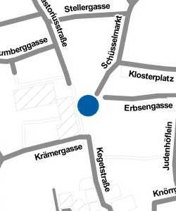 Vorschau: Karte von Wochenmarkt Bad Windsheim