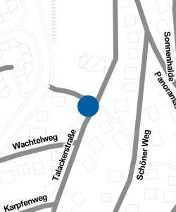 Vorschau: Karte von Talackerstraße