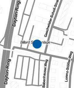 Vorschau: Karte von Billard Sportanlage