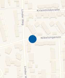 Vorschau: Karte von Köln, Lind Nibelungenstr.