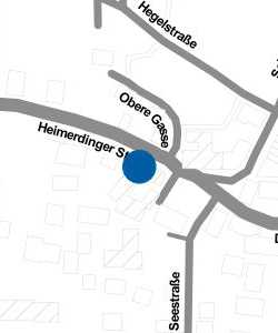 Vorschau: Karte von VR-Bank Ludwigsburg eG, Filiale Hirschlanden