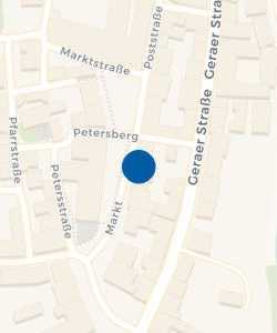 Vorschau: Karte von Volksbank eG Gera Jena Rudolstadt, Filiale Weida