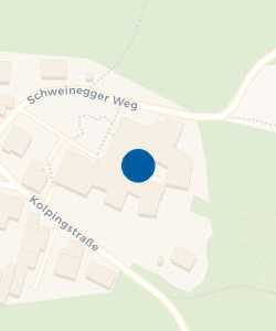 Vorschau: Karte von Haus Zauberberg, Kolping Ferienheim