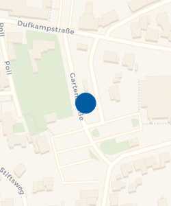 Vorschau: Karte von Bushaltestelle Gartenstraße
