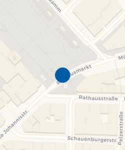 Vorschau: Karte von Bushaltestelle Rathausmarkt