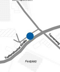 Vorschau: Karte von Parkplatz Gemeindehalle und Festplatz