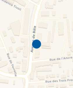 Vorschau: Karte von Hôtel Restaurant Tivoli - Ph. Schneider