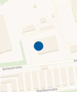 Vorschau: Karte von Universitätssporthalle Selkestraße