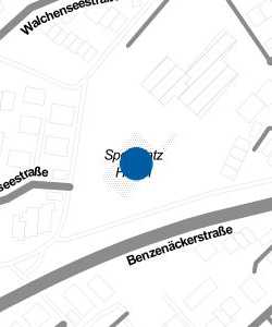Vorschau: Karte von Sportplatz Hofen