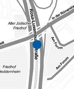 Vorschau: Karte von U-Bahn-Haltestelle Frankfurt (Main) Römerstadt