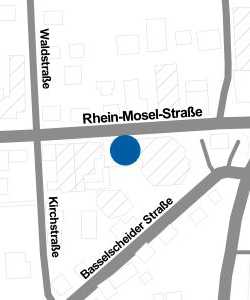 Vorschau: Karte von Volksbank Rhein-Nahe-Hunsrück eG Geldautomat Emmelshausen