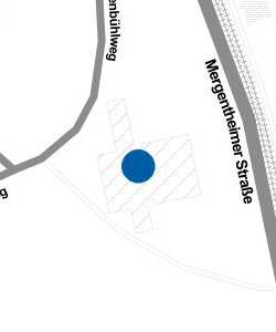 Vorschau: Karte von Sportzentrum Mergentheimer Straße