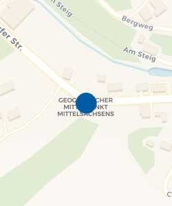 Vorschau: Karte von geografischer Mittelpunkt Mittelsachsens